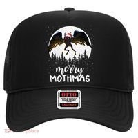 Christmas Mothman Merry Mothmas Creepy Folklore Cryptid Xmas Hat thumb 0