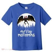 Christmas Mothman Merry Mothmas Creepy Folklore Cryptid Xmas Toddler T-Shirt thumb 0