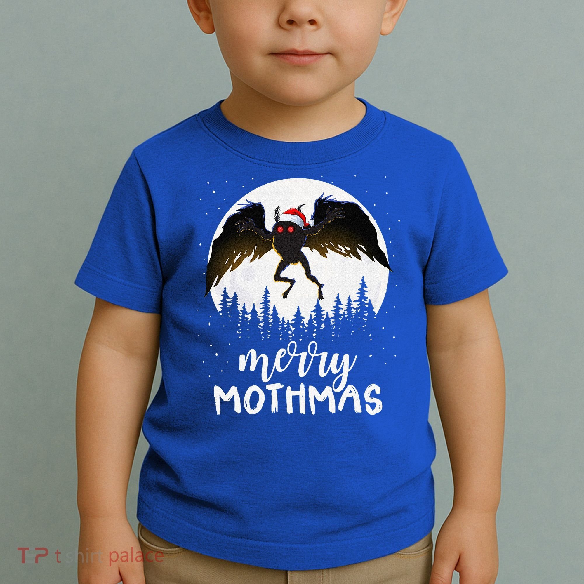Christmas Mothman Merry Mothmas Creepy Folklore Cryptid Xmas Toddler T-Shirt