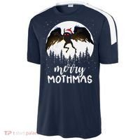 Christmas Mothman Merry Mothmas Creepy Folklore Cryptid Xmas Sport-Tek Competitor United Soccer Jersey thumb 2