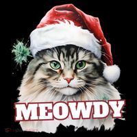 Cat Meme Meowdy Funny Mashup Meow Howdy Christmas Santa Hat Cool Gift Coffee Mug thumb 5