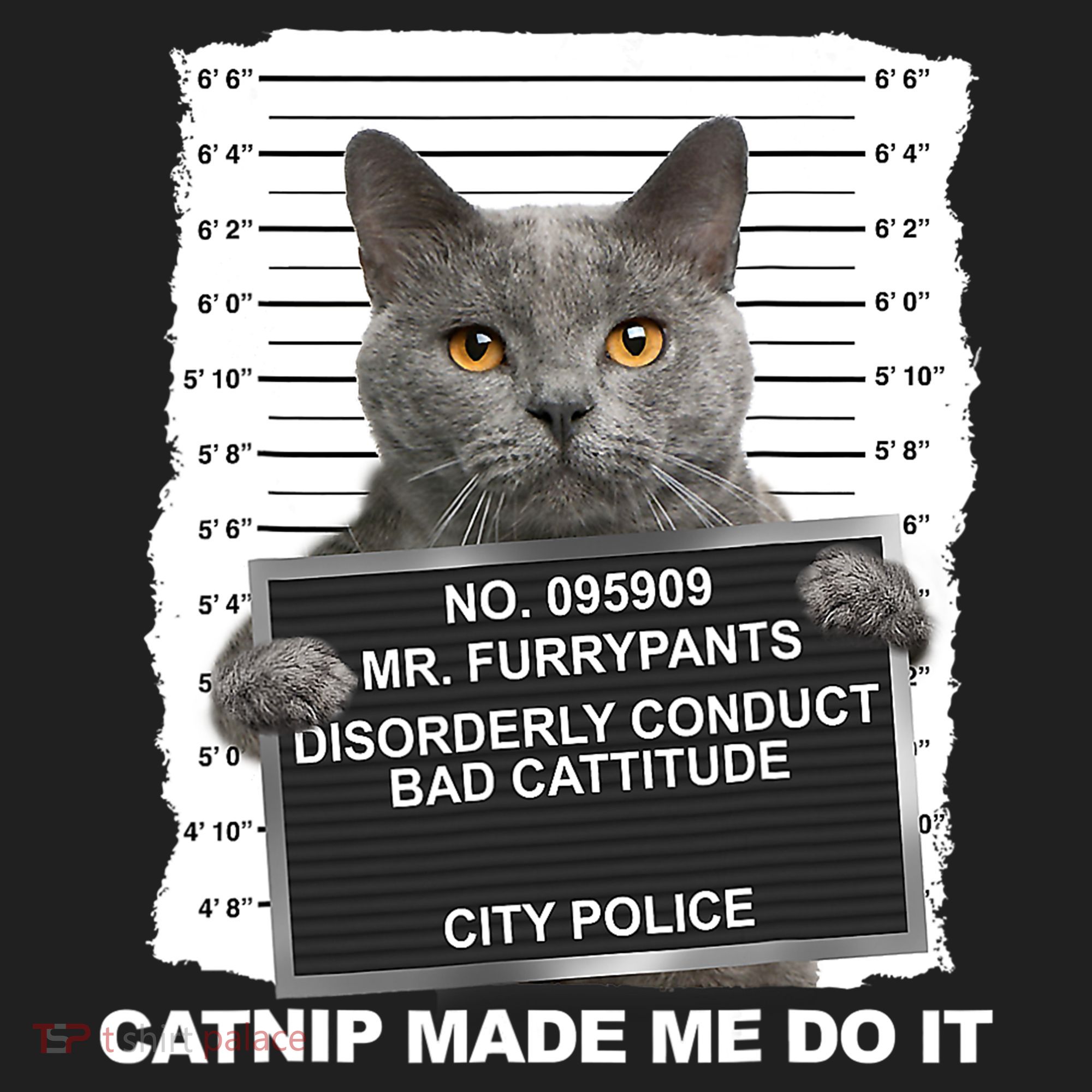 Catnip Made Me Do It Funny Cat Tee Tumbler