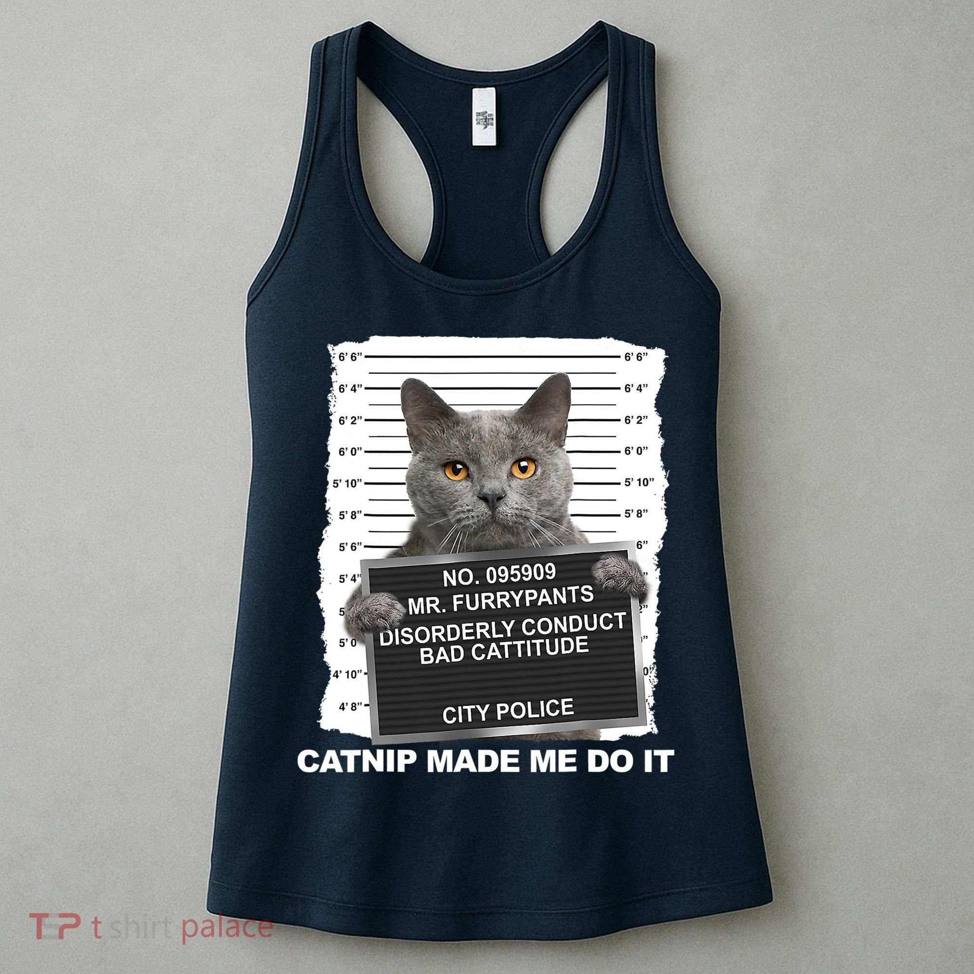 Catnip Made Me Do It Funny Cat Tee Women's Tank Top