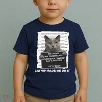 Catnip Made Me Do It Funny Cat Tee Toddler T-Shirt thumb 2