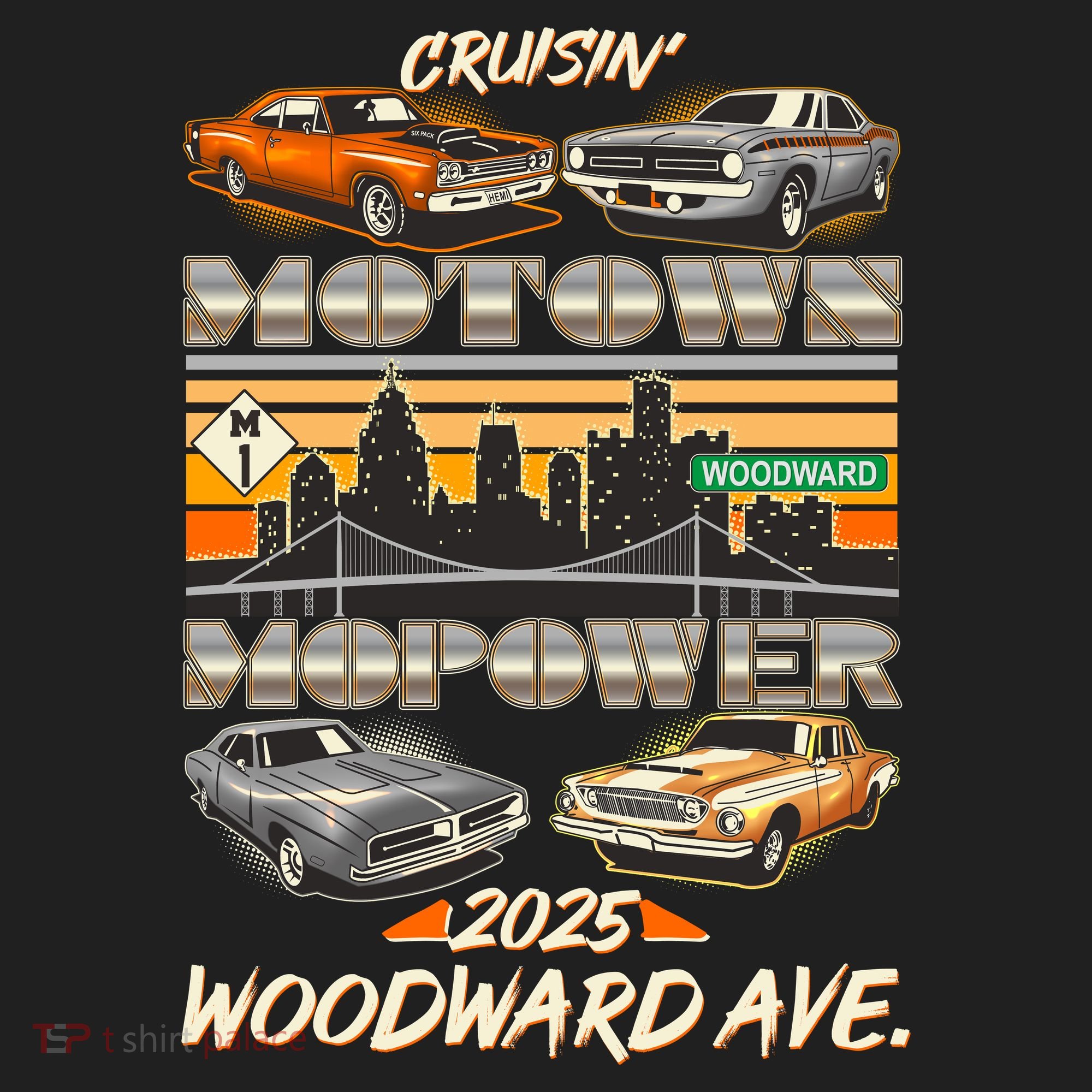 Cruisin Motown Mopower Woodward Ave 2025 Tumbler