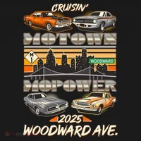 Cruisin Motown Mopower Woodward Ave 2025 Visor thumb 3