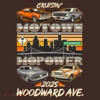 Cruisin Motown Mopower Woodward Ave 2025 Beanie thumb 2