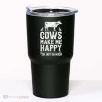 Cows Make Me Happy You Not So Much Farming Tumbler thumb 0