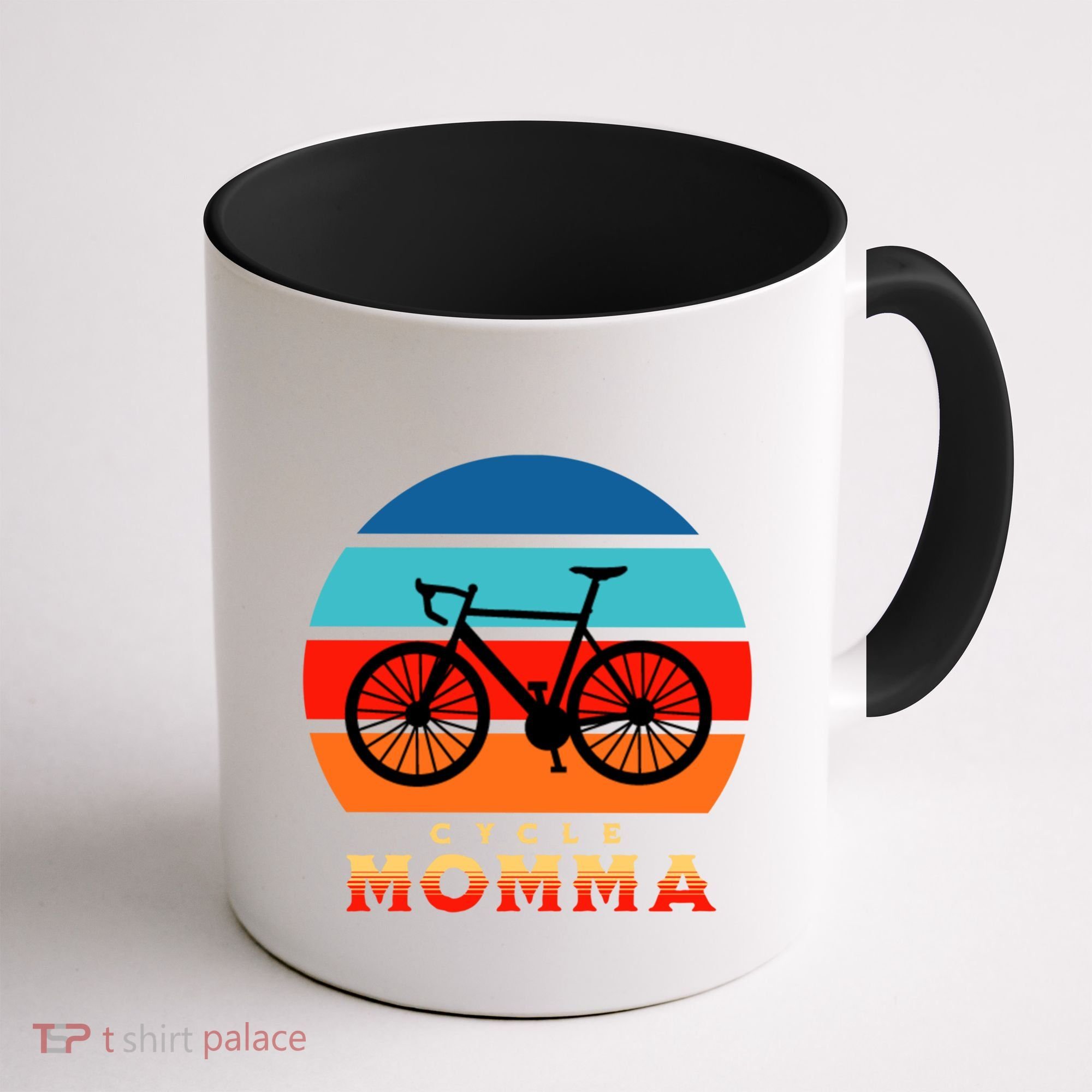 Cycle Momma Mom Mountain Bike Cyclist Cycling Coach Bicycle Cute Gift Coffee Mug