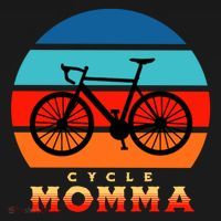 Cycle Momma Mom Mountain Bike Cyclist Cycling Coach Bicycle Cute Gift Women's Hoodie thumb 2