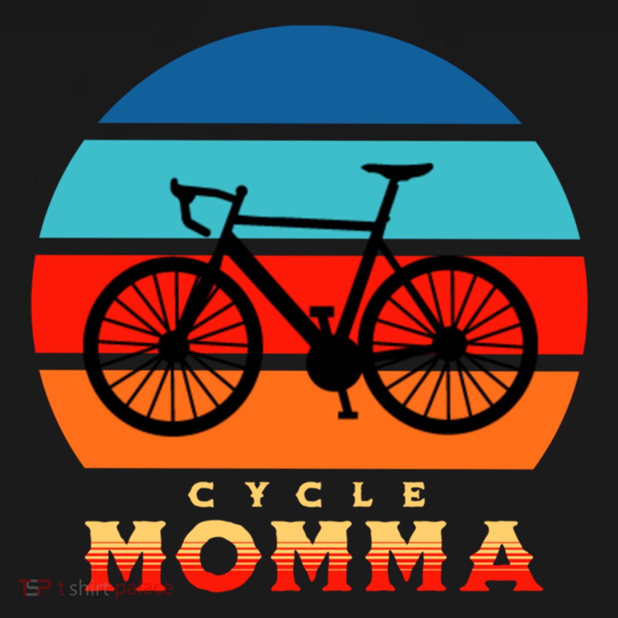 Cycle Momma Mom Mountain Bike Cyclist Cycling Coach Bicycle Cute Gift Women's Hoodie