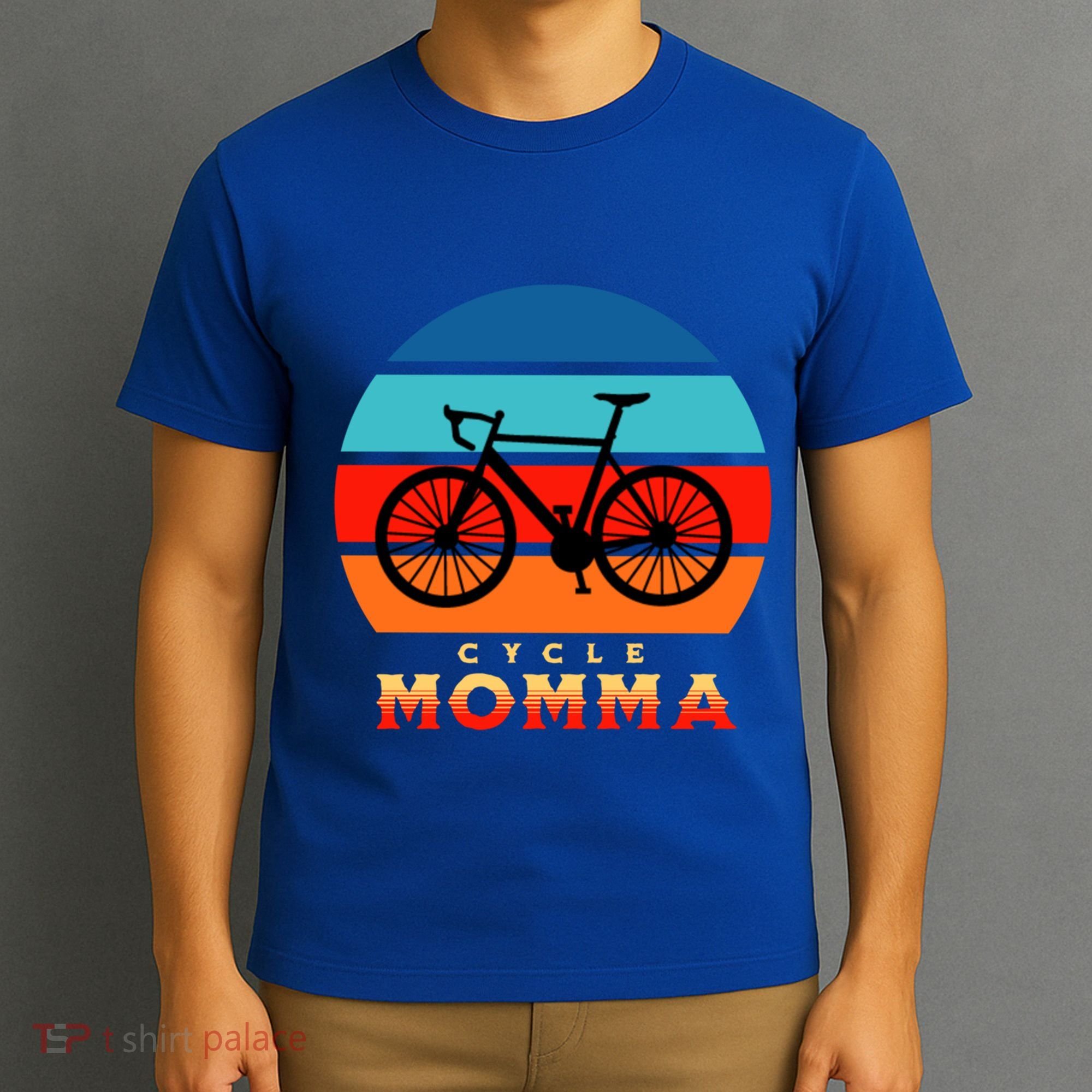 Cycle Momma Mom Mountain Bike Cyclist Cycling Coach Bicycle Cute Gift T-Shirt