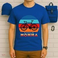Cycle Momma Mom Mountain Bike Cyclist Cycling Coach Bicycle Cute Gift T-Shirt thumb 6