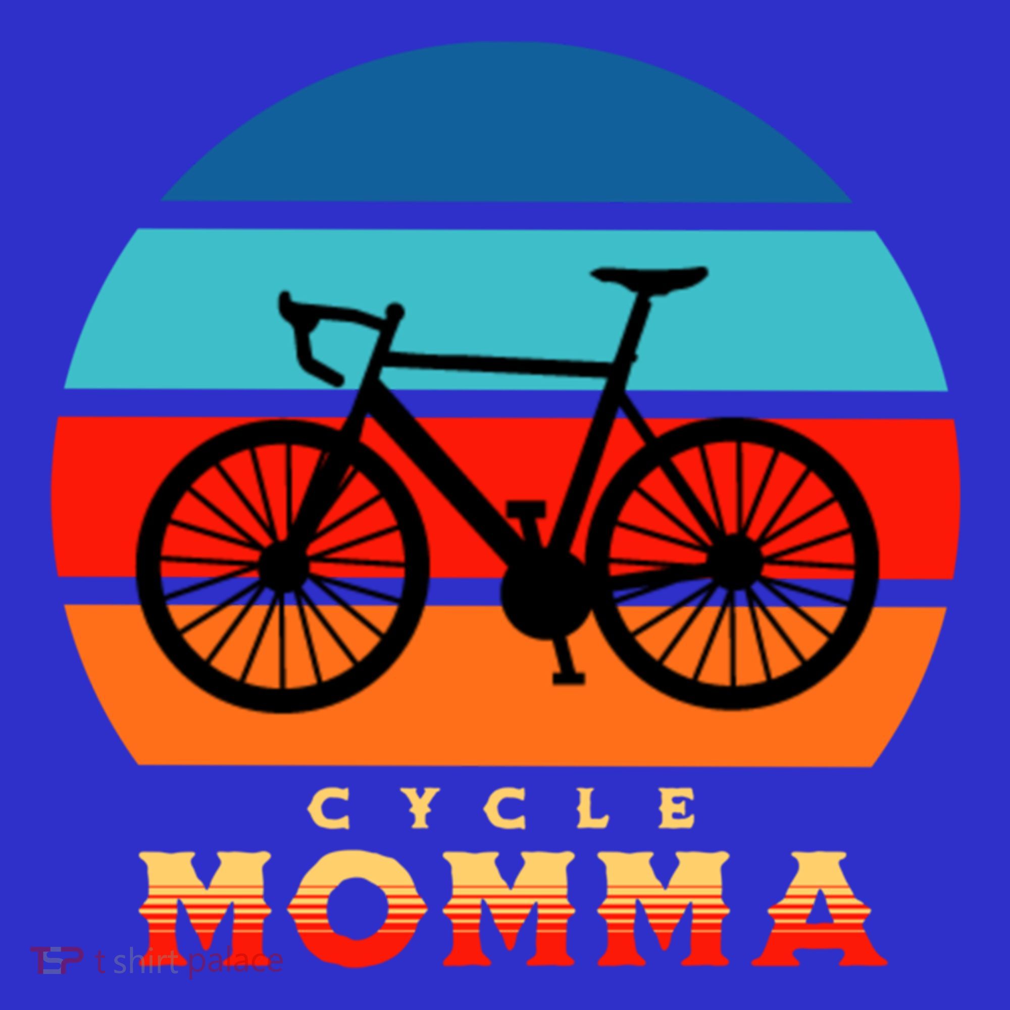 Cycle Momma Mom Mountain Bike Cyclist Cycling Coach Bicycle Cute Gift Polo