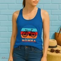 Cycle Momma Mom Mountain Bike Cyclist Cycling Coach Bicycle Cute Gift Women's Tank Top thumb 2