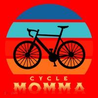 Cycle Momma Mom Mountain Bike Cyclist Cycling Coach Bicycle Cute Gift Santa Hat thumb 1