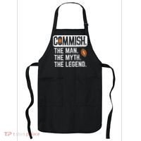 Commish Man Myth Legend Fantasy Football Commissioner Apron thumb 0