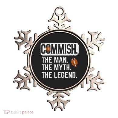 Commish Man Myth Legend Fantasy Football Commissioner Ornament
