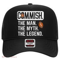 Commish Man Myth Legend Fantasy Football Commissioner Hat thumb 0