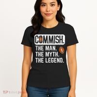 Commish Man Myth Legend Fantasy Football Commissioner Women's T-Shirt thumb 4