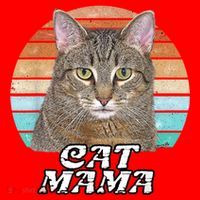 Cat Mama Mom Mothers Day Tabby Retro Kids Hoodie thumb 5