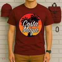 Costa Maya Mexico Vacation Cruise Vintage Sunset Souvenir T-Shirt thumb 6
