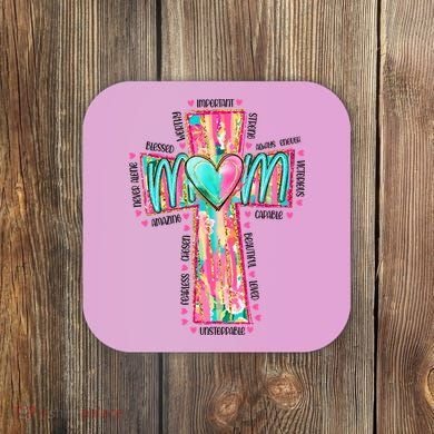 Christian Mom Mothers Day Coaster