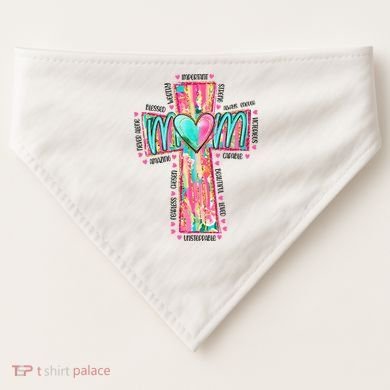 Christian Mom Mothers Day USA-Made Doggie Bandana