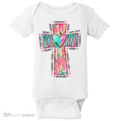 Christian Mom Mothers Day Baby Bodysuit