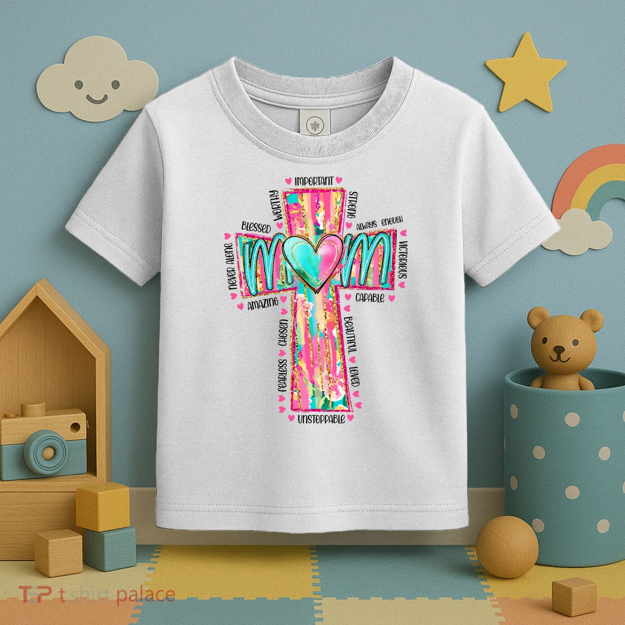 Christian Mom Mothers Day Toddler T-Shirt