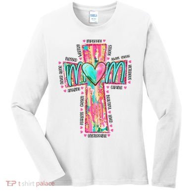 Christian Mom Mothers Day Women's Long Sleeve Shirt