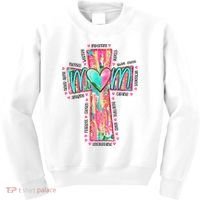 Christian Mom Mothers Day Kids Sweatshirt thumb 0