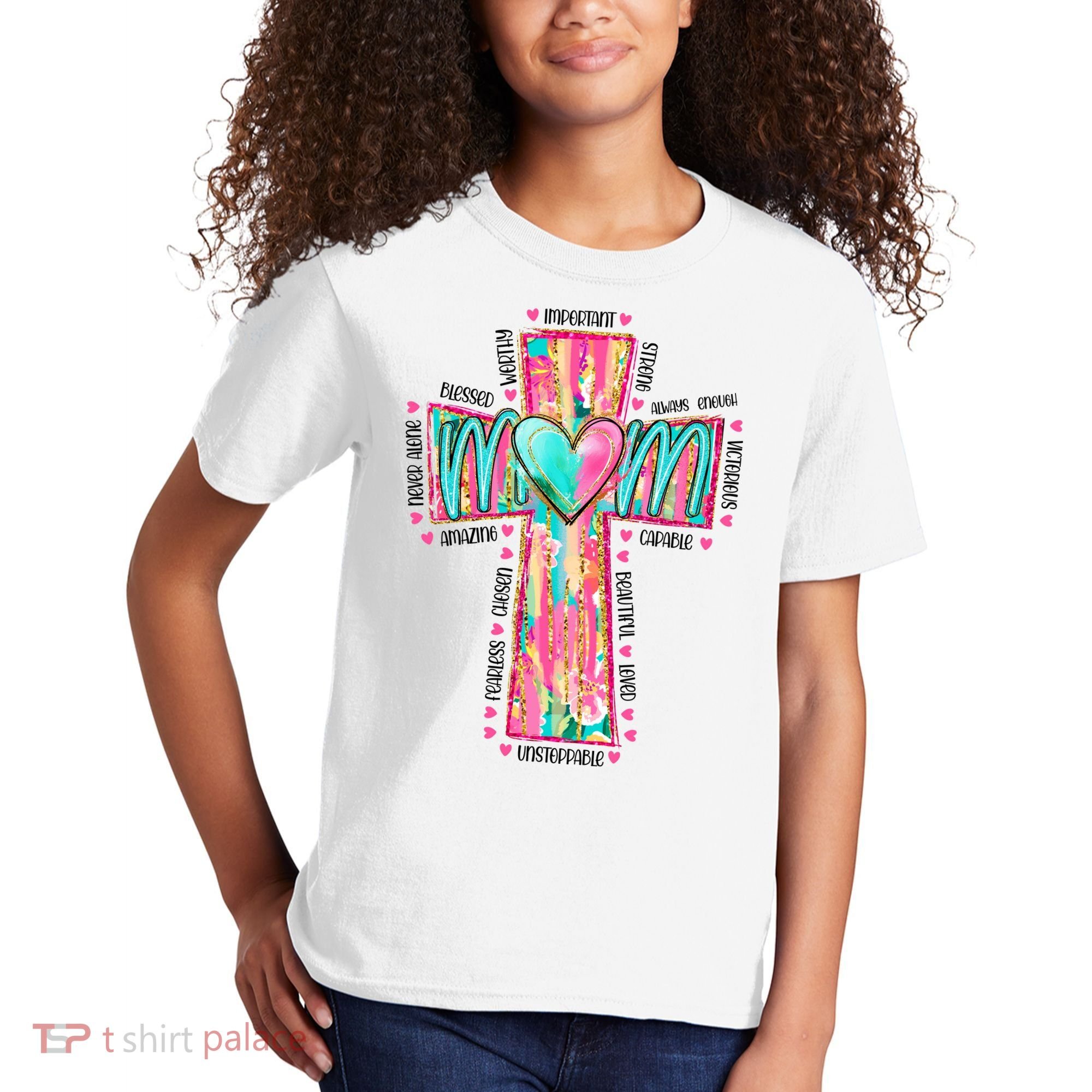 Christian Mom Mothers Day Kids T-Shirt