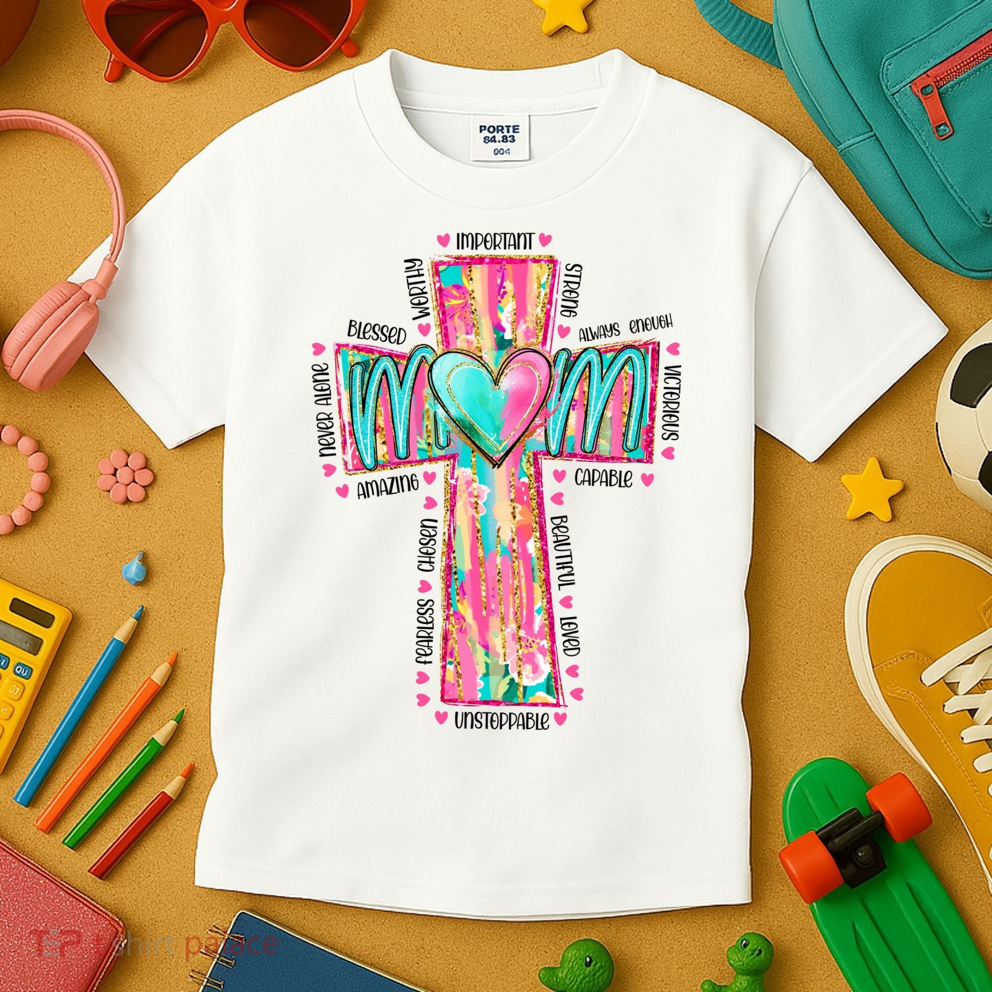 Christian Mom Mothers Day Kids T-Shirt