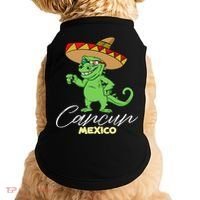 Cancun Mexico Mexican T Rex Dino Funny Cancun Doggie Tank thumb 0