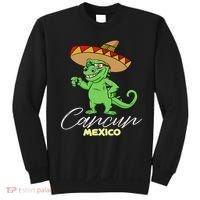 Cancun Mexico Mexican T Rex Dino Funny Cancun Sweatshirt thumb 0