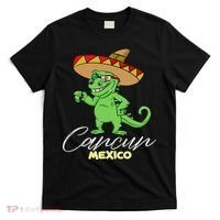 Cancun Mexico Mexican T Rex Dino Funny Cancun T-Shirt thumb 0
