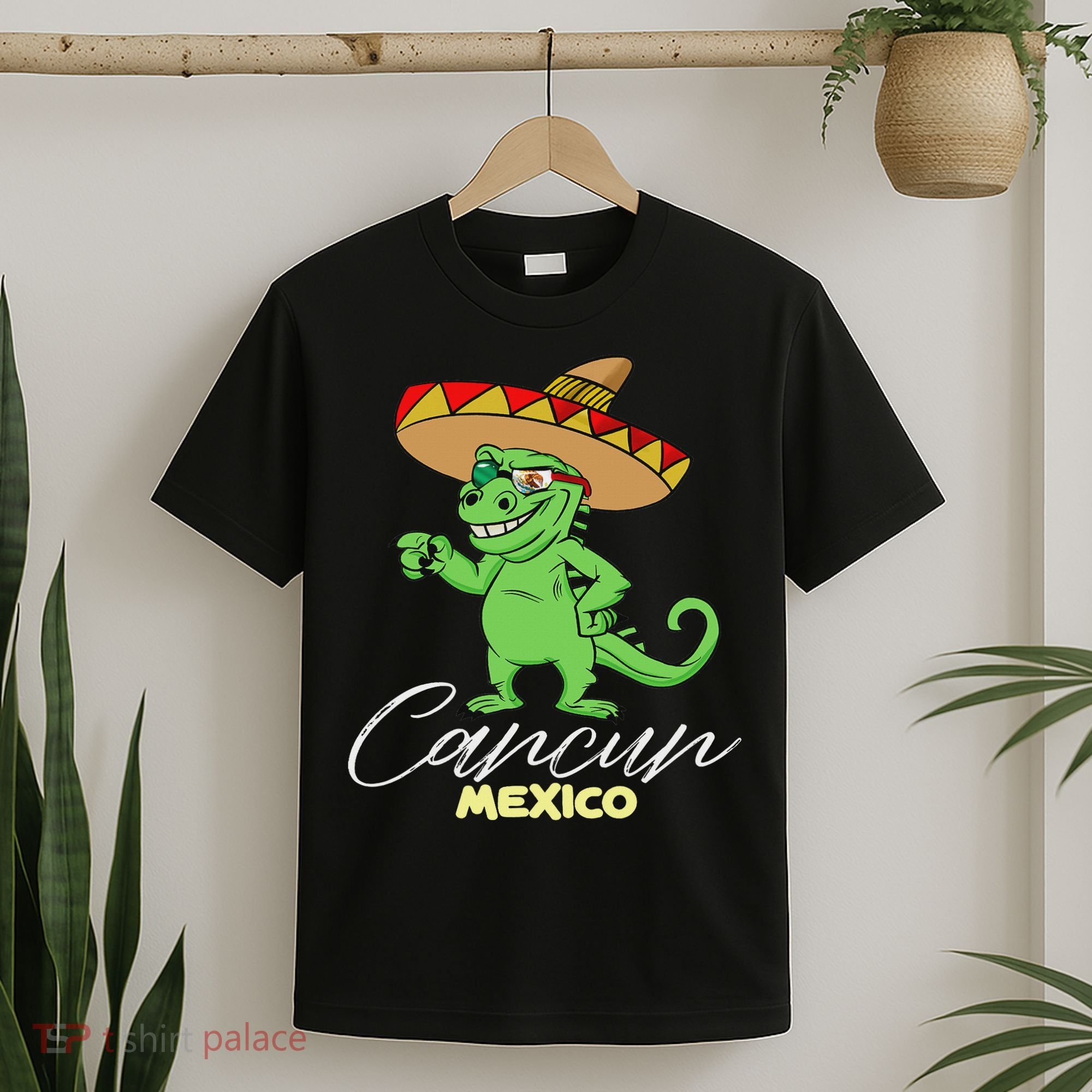 Cancun Mexico Mexican T Rex Dino Funny Cancun T-Shirt