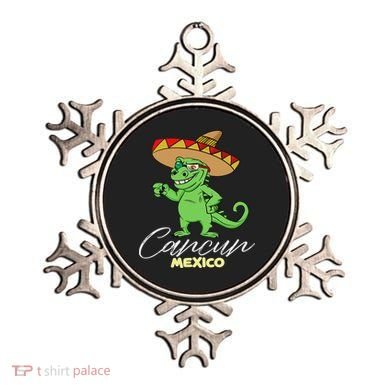 Cancun Mexico Mexican T Rex Dino Funny Cancun Ornament