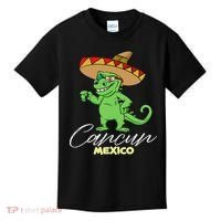 Cancun Mexico Mexican T Rex Dino Funny Cancun Kids T-Shirt thumb 0