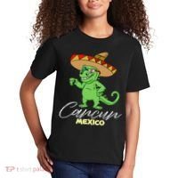 Cancun Mexico Mexican T Rex Dino Funny Cancun Kids T-Shirt thumb 2