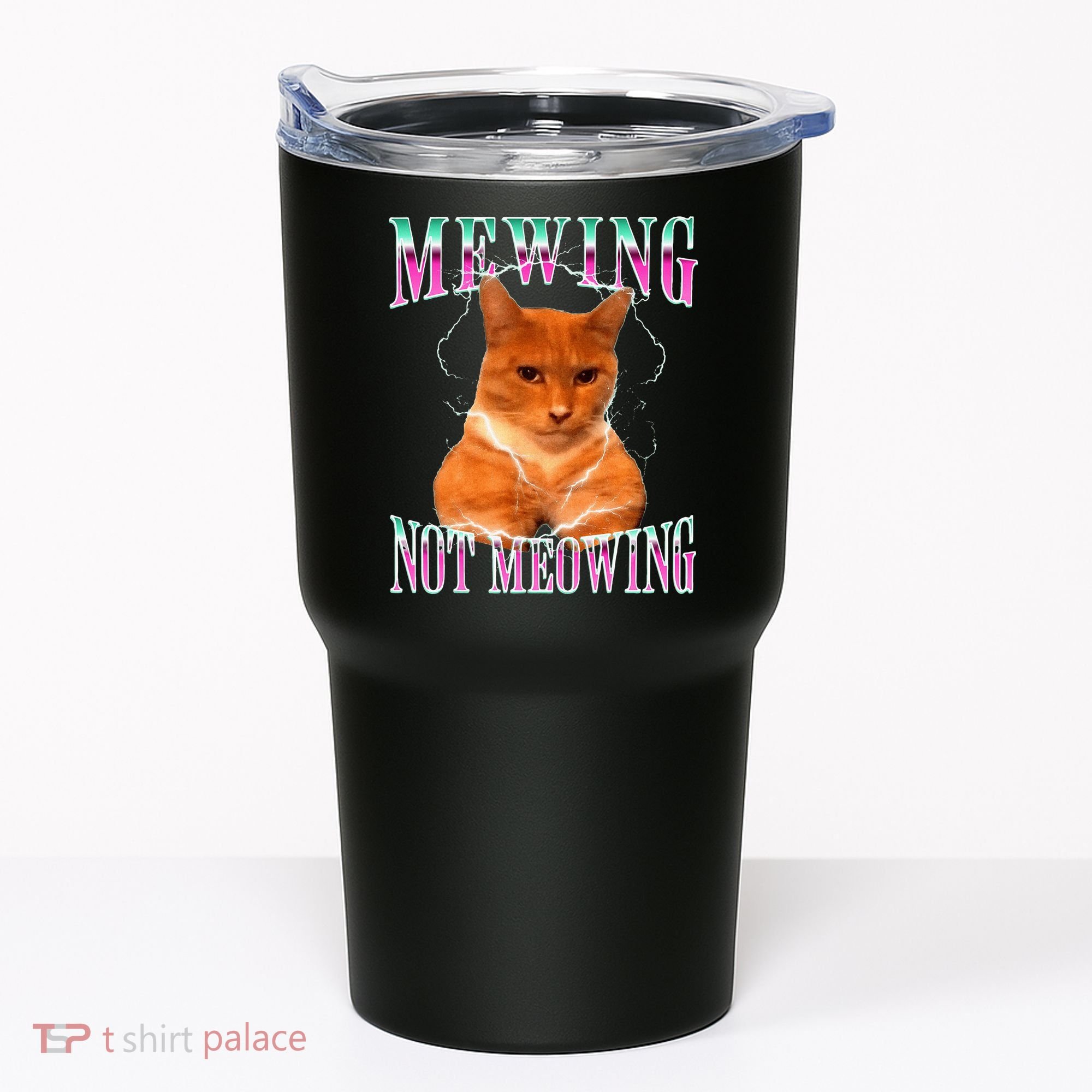 Cat Mewing Meme Mewing Not Meowing Tumbler