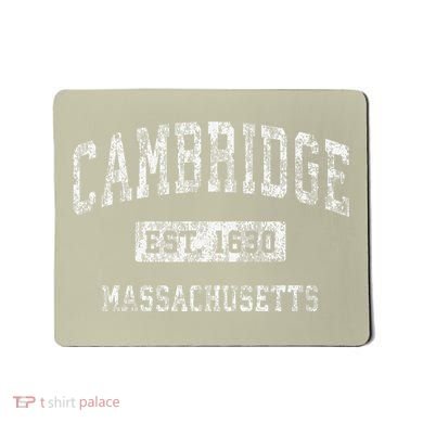 Cambridge Massachusetts Ma Vintage Established Mousepad