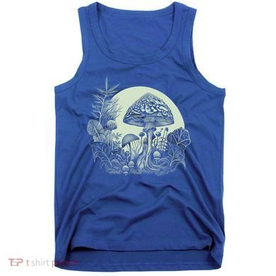 Cottagecore Moon Mushrooms Plants And Trees Gift Tank Top