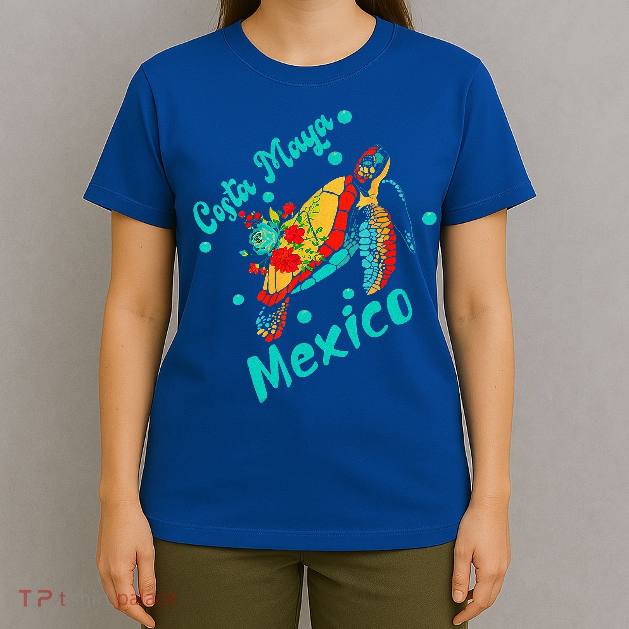 Costa Maya Mexico Turtle Sea Tropical Souvenir Travel T-Shirt