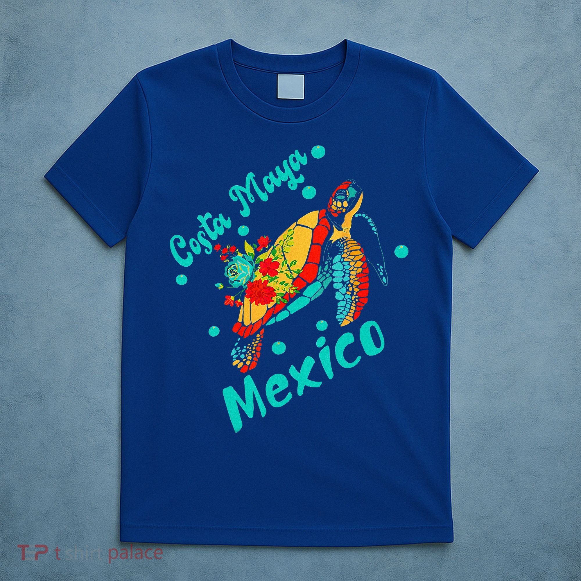 Costa Maya Mexico Turtle Sea Tropical Souvenir Travel T-Shirt