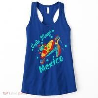 Costa Maya Mexico Turtle Sea Tropical Souvenir Travel Women's Tank Top thumb 0