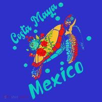 Costa Maya Mexico Turtle Sea Tropical Souvenir Travel Women's Tank Top thumb 5