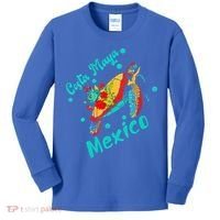 Costa Maya Mexico Turtle Sea Tropical Souvenir Travel Kids Long Sleeve Shirt thumb 0