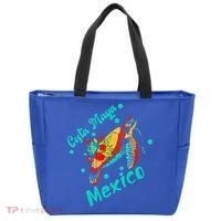 Costa Maya Mexico Turtle Sea Tropical Souvenir Travel Tote Bag thumb 0